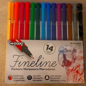 Coloured markers